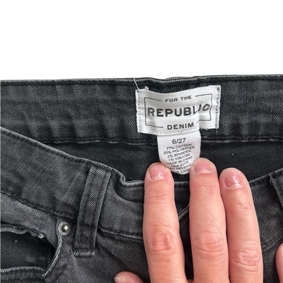 For The Republic Cropped + Flared Denim - Picture 2 of 4